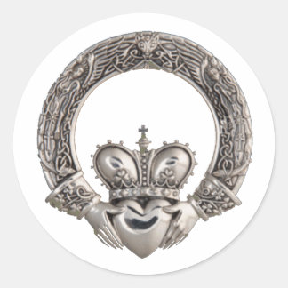 Claddagh bruiloft uitnodigingen envelop afdichting ronde sticker