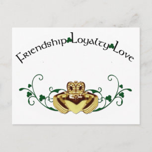 Claddagh/Claddaugh Briefkaart