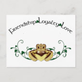 Claddagh/Claddaugh Briefkaart (Voorkant)