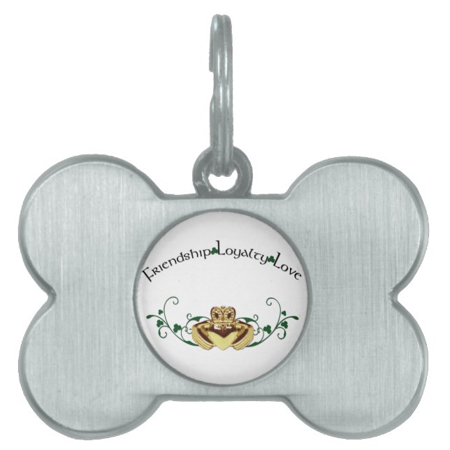 Claddagh/Claddaugh Huisdieren Naamplaatje (voorkant)