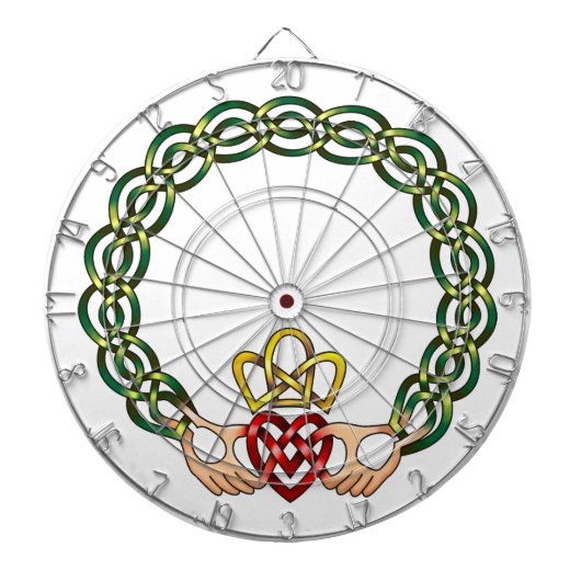 Claddagh Dartbord (Voorkant)