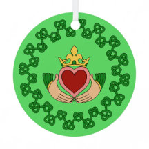 Claddagh en Green Knotwork