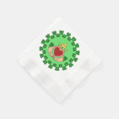 Claddagh en Green Knotwork Servetten (Hoek)