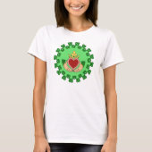 Claddagh en Green Knotwork T-shirt (Voorkant)