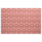 Claddagh en Red Knotwork op roze Stof (Fat Quarter)