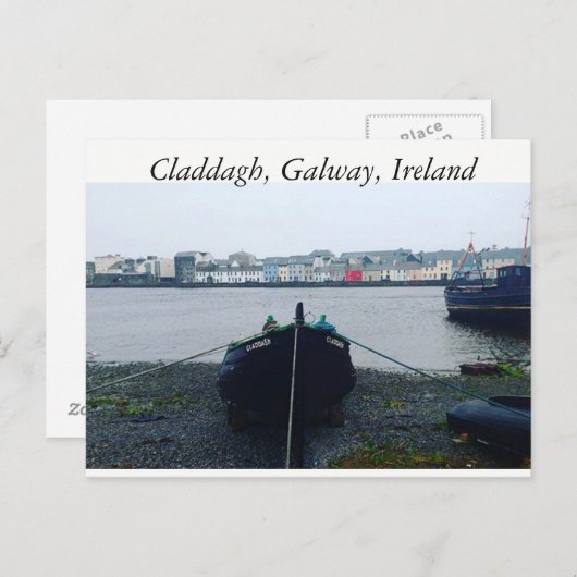 Claddagh, Galway, Ierland Briefkaart (Voorkant / Achterkant)