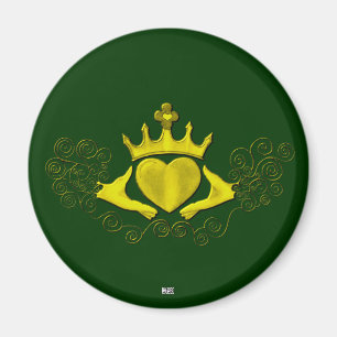 Claddagh (Goud) Magneet