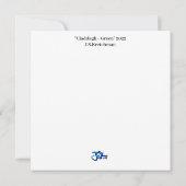 "Claddagh - Green" 2022 - Hartelijk dank voor uw k Bedankkaart (Achterkant)