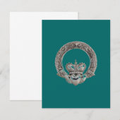 Claddagh Invitations Kaart (Voorkant / Achterkant)