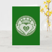 Claddagh Kaart (Gele Bloem)