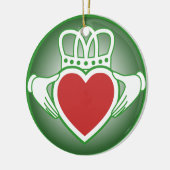 Claddagh Keramisch Ornament (Links)