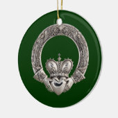 Claddagh Keramisch Ornament (Links)