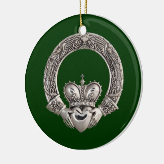 Claddagh Keramisch Ornament (Links)