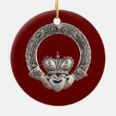 Claddagh Keramisch Ornament (Achterkant)
