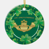 Claddagh Keramisch Ornament (Voorkant)