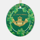 Claddagh Keramisch Ornament (Links)