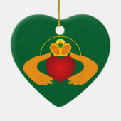 Claddagh Keramisch Ornament (Achterkant)