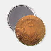Claddagh Liefde_Loyaliteit_Vriendschap Magneet (Voorkant / Achterkant)