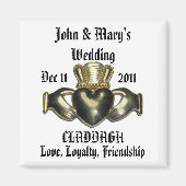 Claddagh-magneet aanpassen magneet (Voorkant)