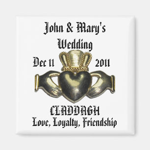 Claddagh Magnet aanpassen