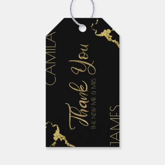 Claddagh Monogram Bedankt Label Cadeaulabel (Voorkant)