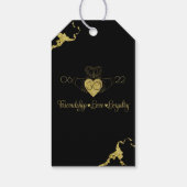 Claddagh Monogram Bedankt Label Cadeaulabel (Achterkant)