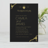 Claddagh Monogram Invitaties Save The Date (Staand voorkant)