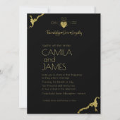 Claddagh Monogram Invitaties Save The Date (Voorkant)