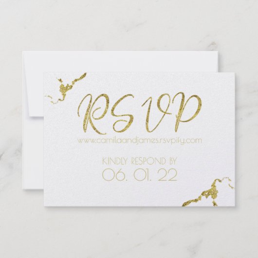 Claddagh Monogram RSVP Opslaan van de datum Save The Date (Voorkant)