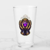 Claddagh Pint Glass Glas (Achterkant)