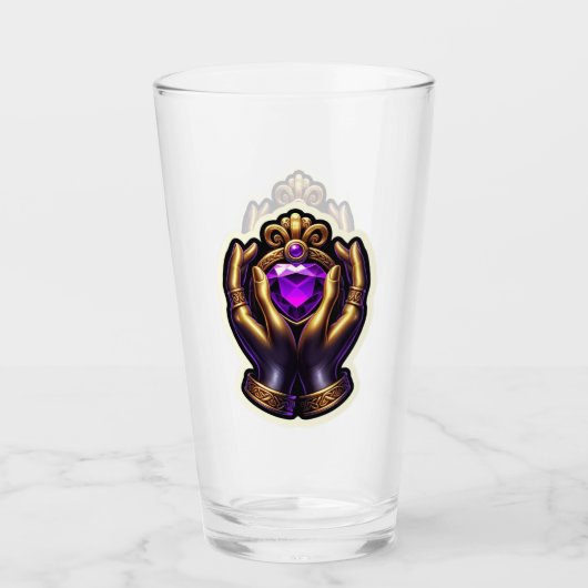 Claddagh Pint Glass Glas (Voorkant)