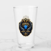 Claddagh Pint Glass Glas (Voorkant)