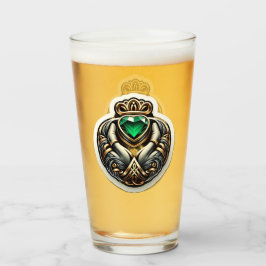 Claddagh Pint Glass Glas