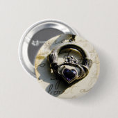 Claddagh Ronde Button 5,7 Cm (Voorkant /achterkant)