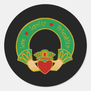 Claddagh Ronde Sticker