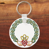 Claddagh Sleutelhanger (Voorkant)