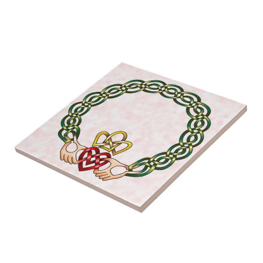 Claddagh Tegeltje (Zijkant)