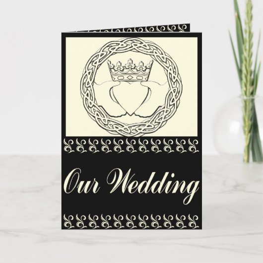 Claddagh Wedding Invitation Set (Voorkant)
