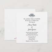 Claddagh Wedding Invitations Kaart (Voorkant / Achterkant)