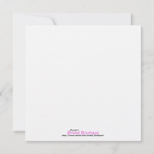 Claddagh Wedding Invitations Kaart (Achterkant)