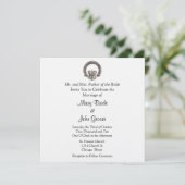 Claddagh Wedding Invitations Kaart (Staand voorkant)