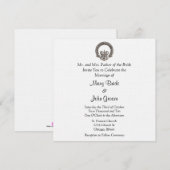 Claddagh Wedding Invitations Kaart (Voorkant / Achterkant)