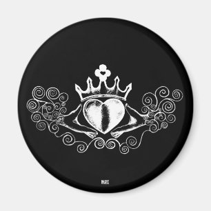 Claddagh (wit) magneet
