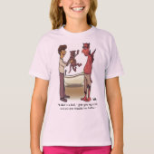 Cladia Boy's Roze T-shirt (Voorkant)