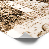 Claes Jansz Visscher Wereldbol Theater Engraving Poster (Hoek)