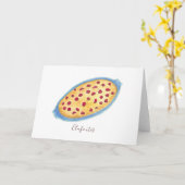 Clafoutis waterverf kaart (Gele Bloem)