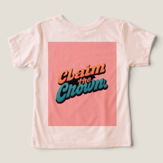 "Claim de kroon." (Design achterkant)