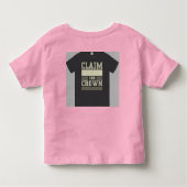 "Claim de kroon." Kinder Shirts (Achterkant)