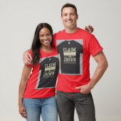 "Claim de kroon." T-shirt (Unisex)