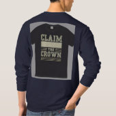 "Claim de kroon." T-shirt (Achterkant)